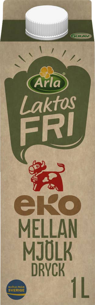 Arla Ko® Mellanmjölk Laktosfri 1,5% EKO/KRAV