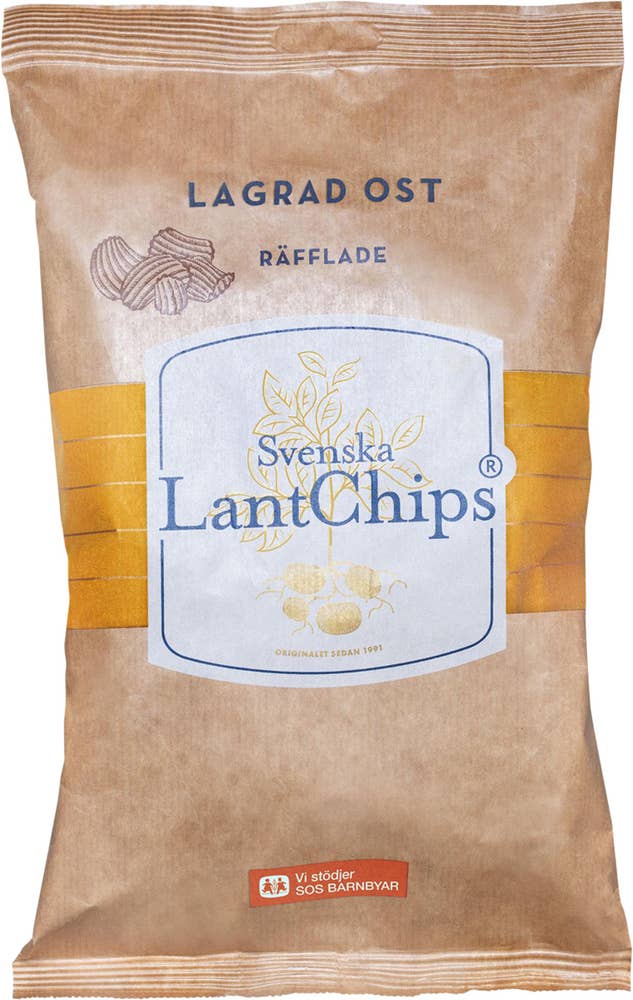 Svenska LantChips Chips Lagrad Ost