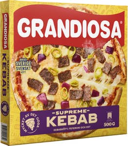 Grandiosa Pizza Supreme Kebab Fryst