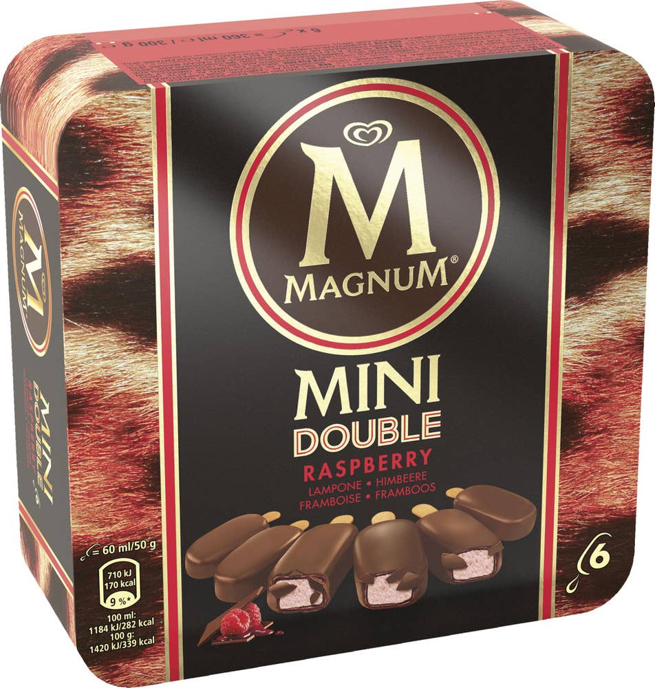 Magnum Mini Double Raspberry 6-p GB Glace