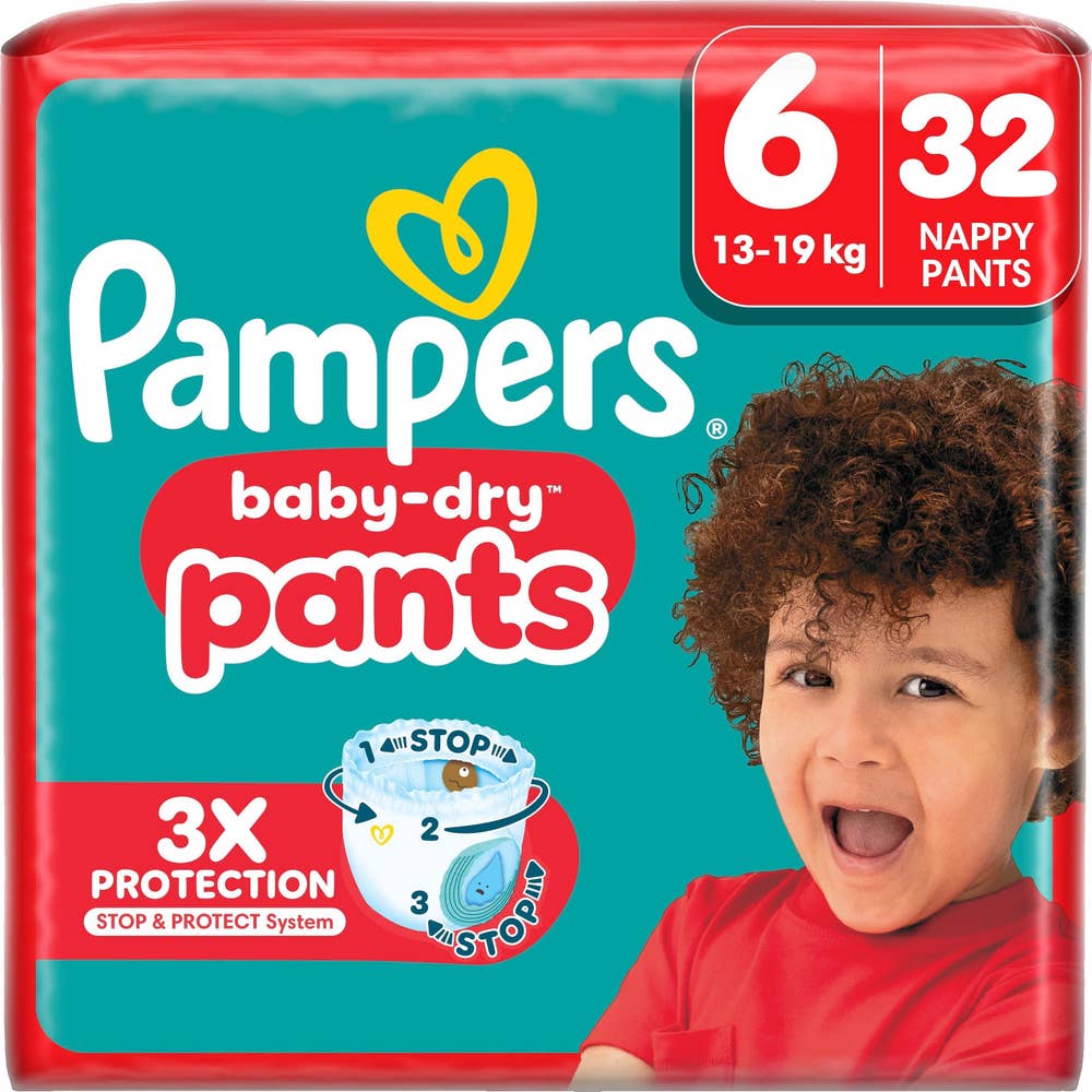 Pampers Byxblöja Babydry S6 13-19kg