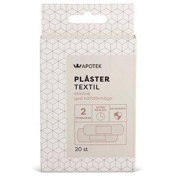Kronans Apotek Plåster Textil, Elastiskt Plåster, 20 st