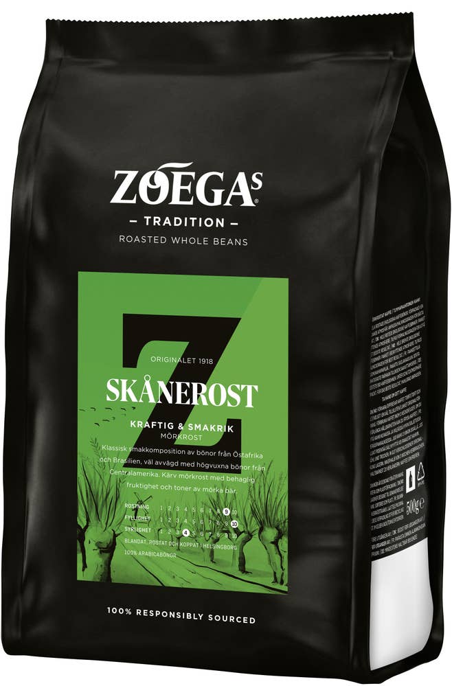 ZOÉGAS Hela Kaffebönor Skånerost