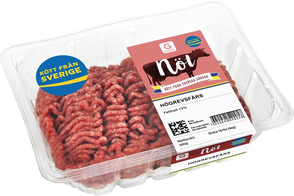 Garant Högrevsfärs 13%