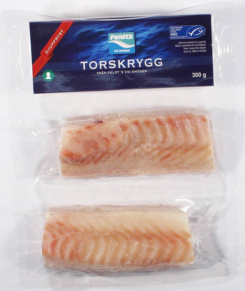 Feldts Torskrygg Fryst MSC