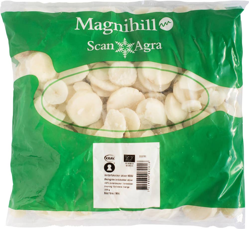 Magnihill Jordärtskockor Skivor Frysta EKO/KRAV