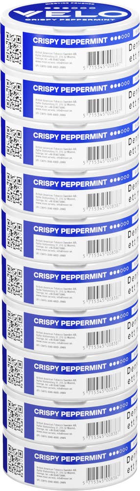 VELO Snus Crispy Peppermint Slim VELO