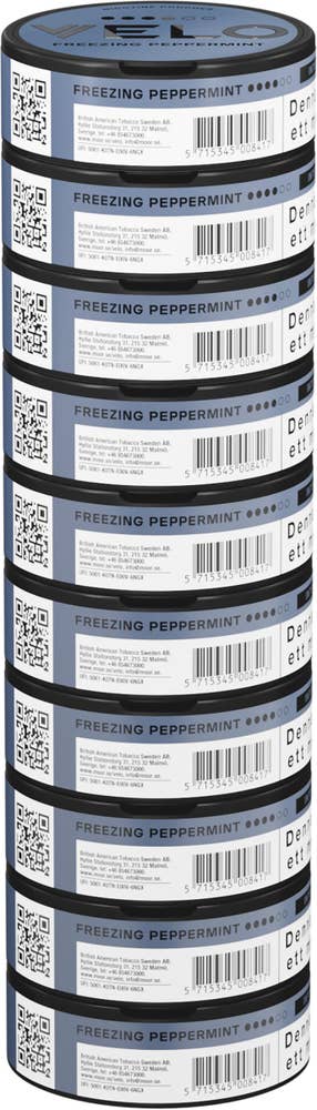 Velo Snus Freezing Pepparmint Stock
