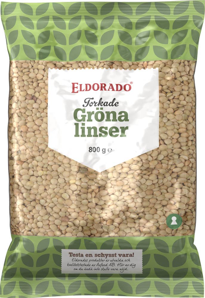 Eldorado Linser Gröna Torkade