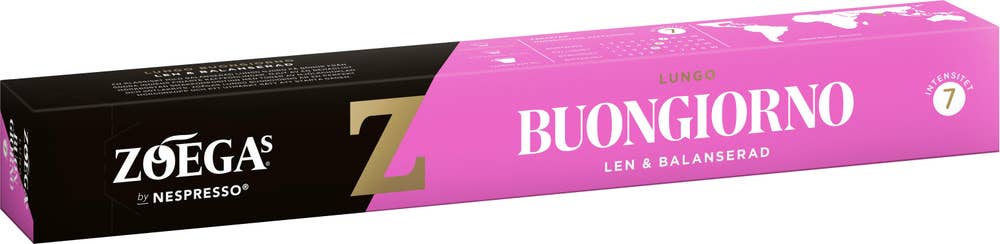 ZOÉGAS Kaffekapslar Lungo Buongiorno