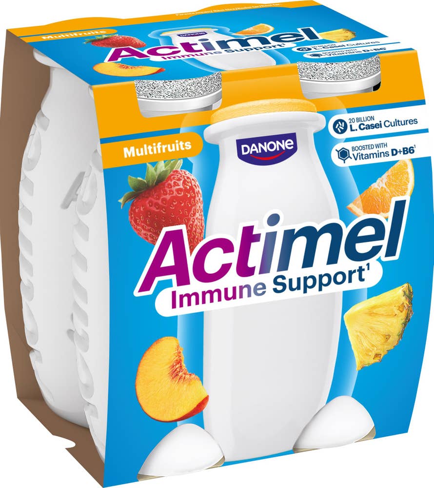 Actimel Drickyoghurt Multifrukt 1,5% 4x100g