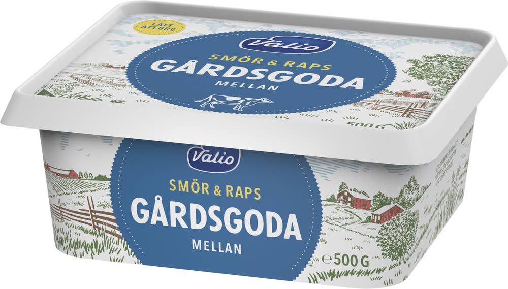 Valio Gårdsgoda Mellan Bredbart smör 57%