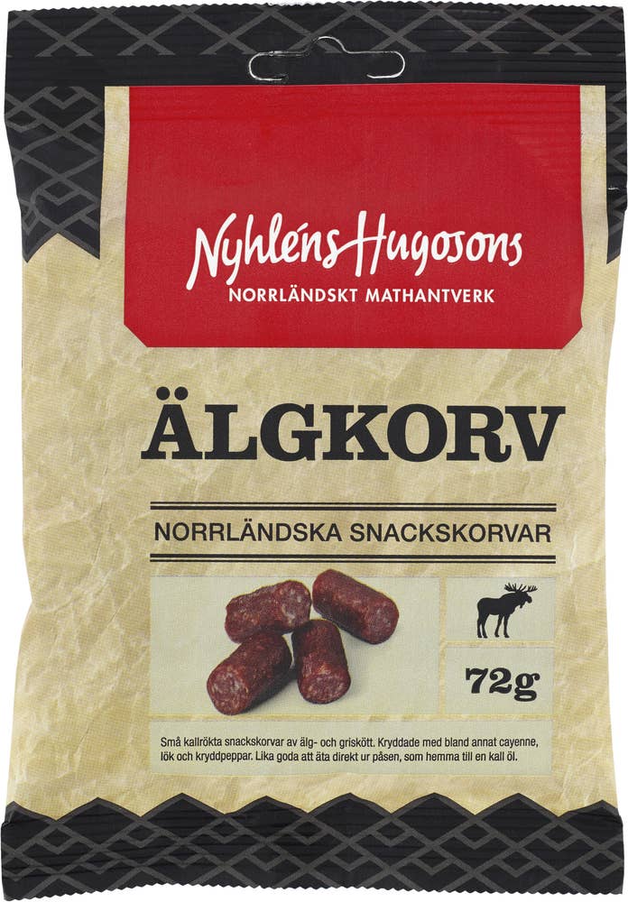 Nyhlens Hugosons Ölkorv Älg