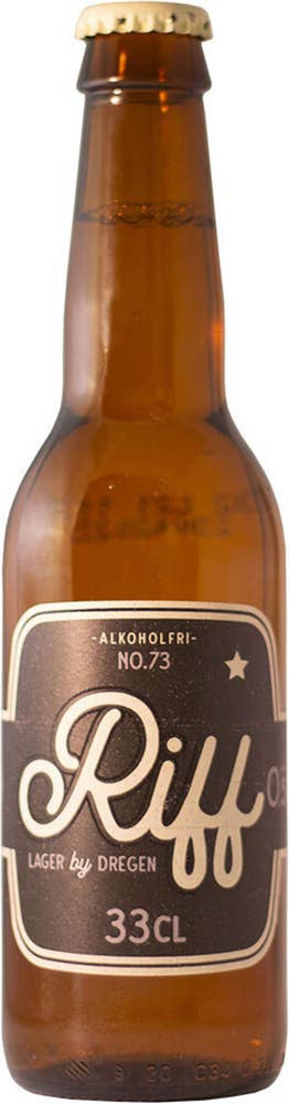 Riff Lager Riff by Dregen Alkoholfri 33cl