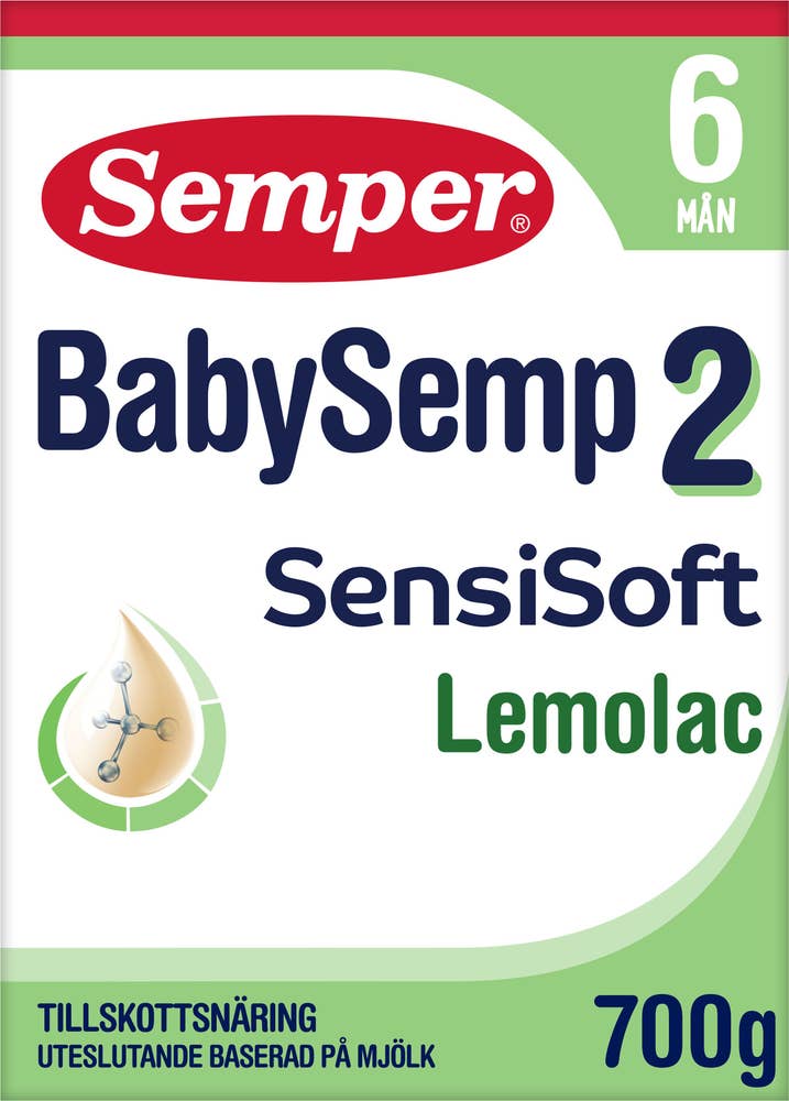 Semper Tillskottsnäring BabySemp 2 Lemolac 6M