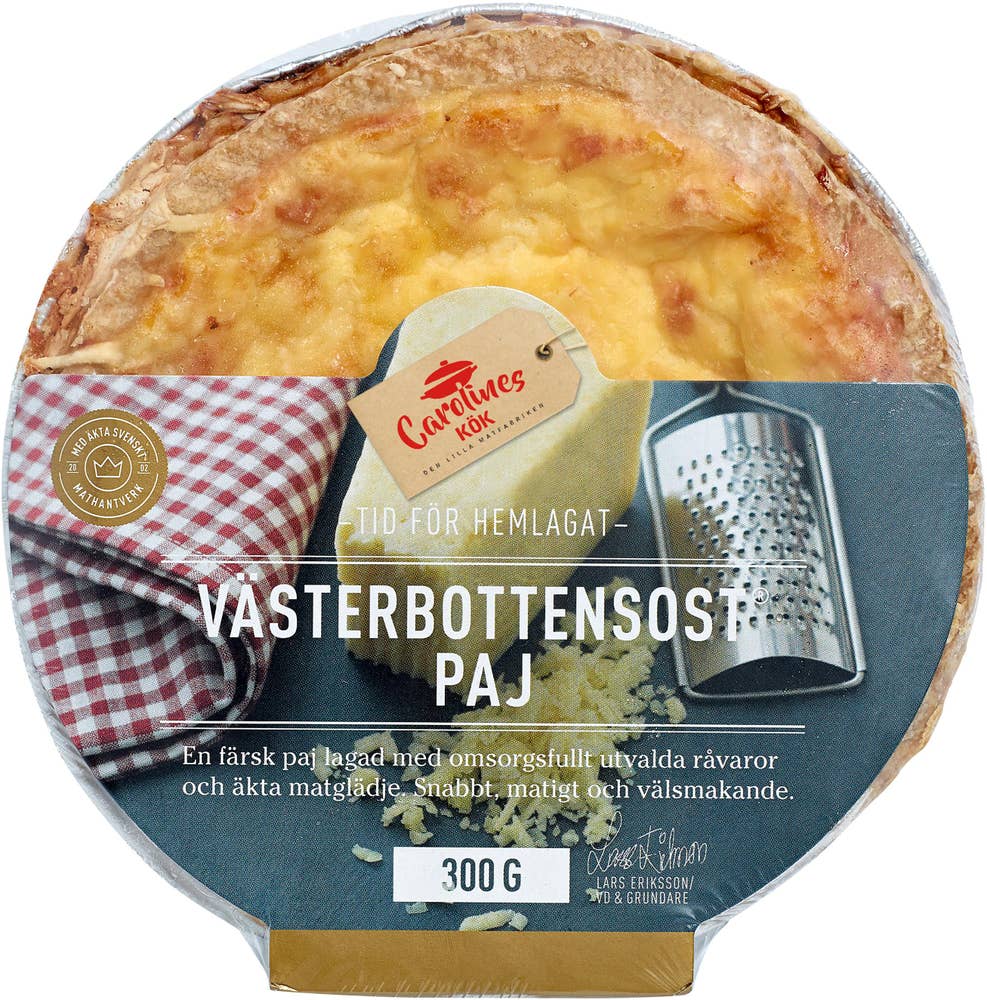 Carolines Kök Paj Västerbotten 300g Carolines Kök