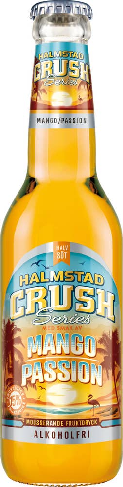 Halmstad  Crush Fruktdryck Mango & Passion Alkoholfri