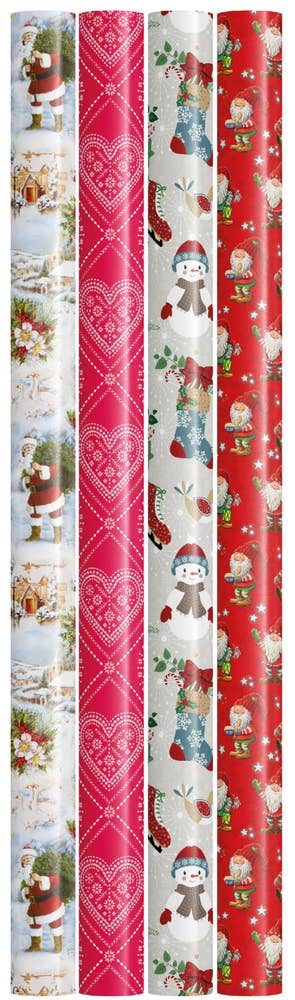 Hedlundgruppen Julpapper Osorterat 10mx57cm Hedlund