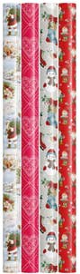 Hedlundgruppen Julpapper Osorterat 10mx57cm Hedlund