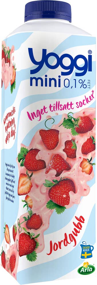 Yoggi® Yoghurt Mini 0,1% Jordgubb
