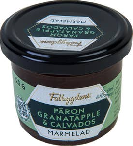 Falbygdens® Delimarmelad Päron, Granatäpple & Calvados
