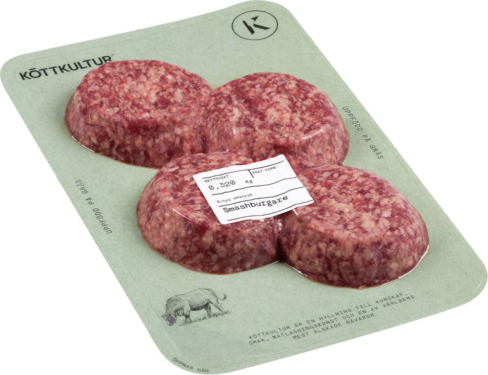 Köttkultur Smashburgare 300g