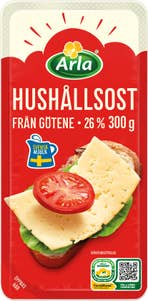 Arla® Götene Hushållsost Skivad Ost 26%