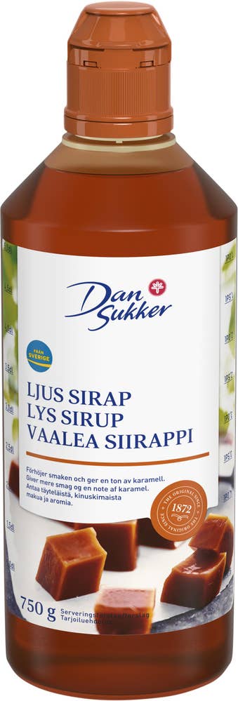 Dan Sukker Ljus Sirap