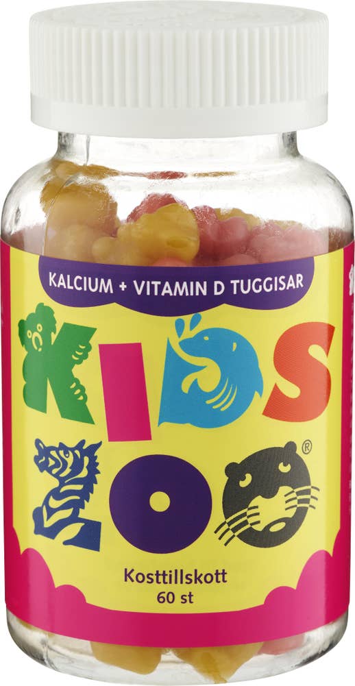 KidsZoo Kids Zoo Kalcium+D-Vitamin 60-p Kaniner