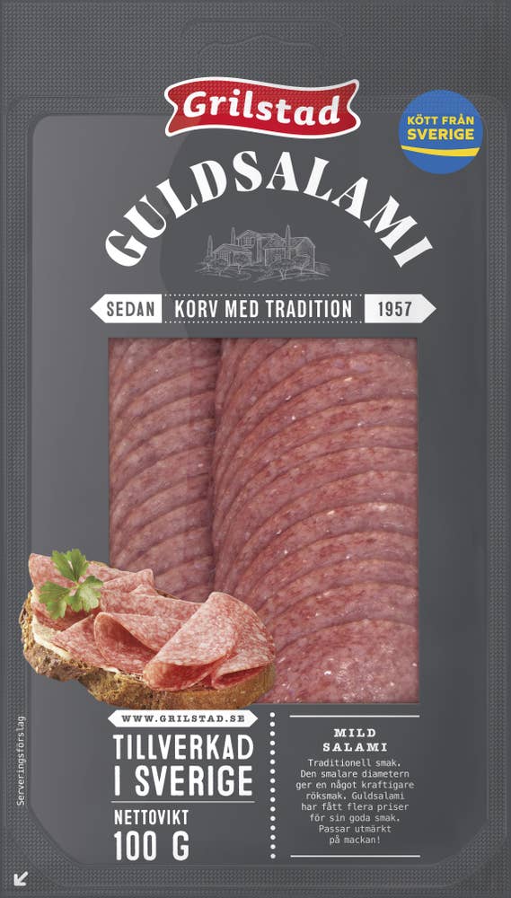 Grilstad Guldsalami Skivad