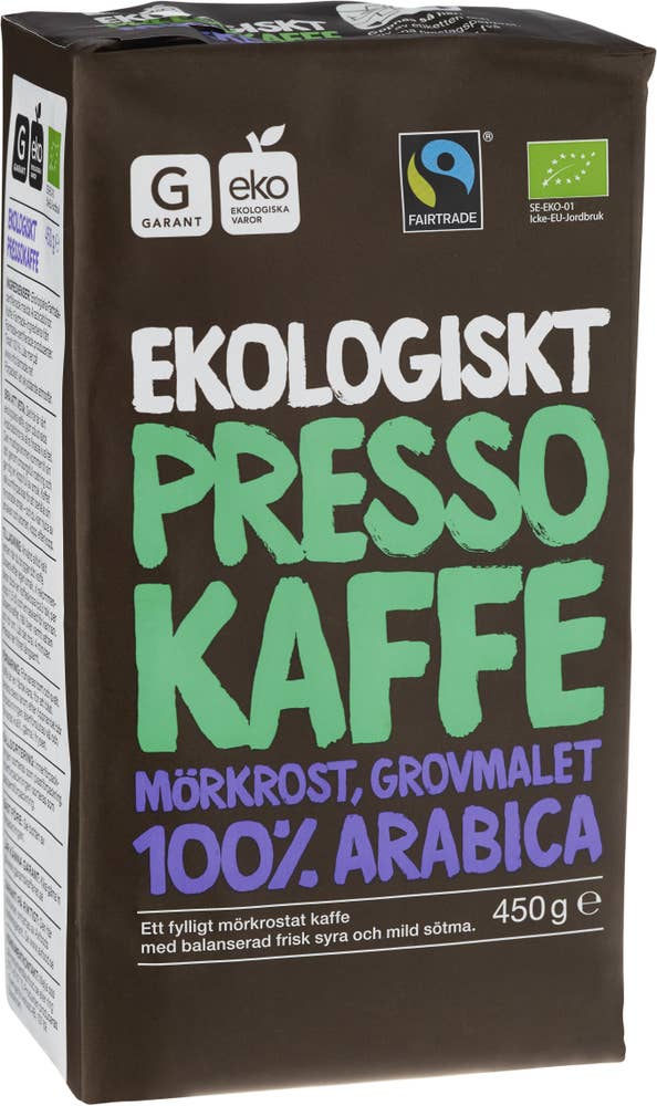 Garant Eko Kaffe Presso Mörkrost EKO/Fairtrade