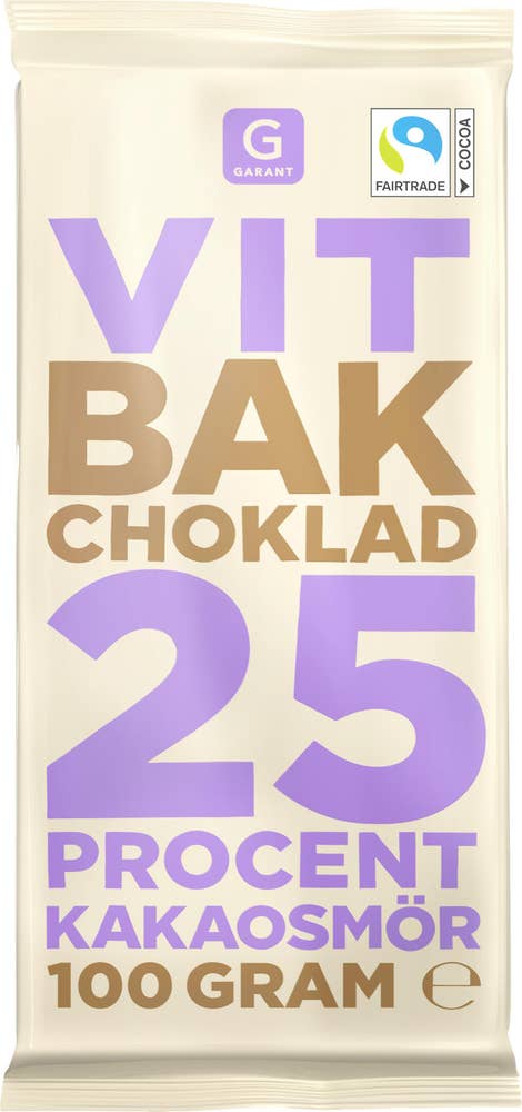 Garant Bakchoklad Vit