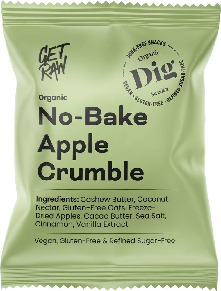 Get Raw No-Bake Apple Crumble EKO