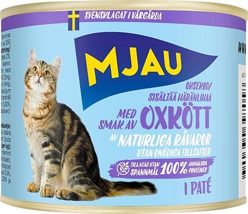 Mjau Kattmat Paté Oxkött