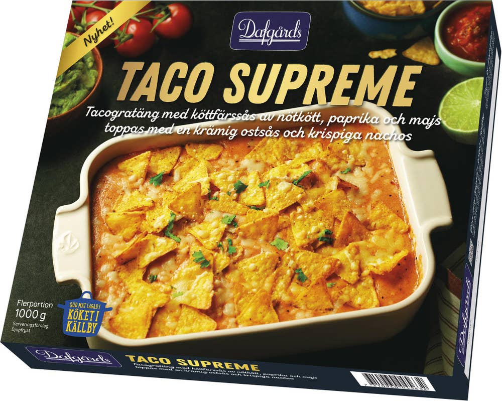 Dafgårds Taco Supreme Fryst 1kg
