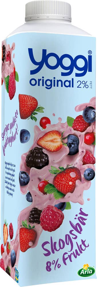 Yoggi® Yoghurt 2% Skogsbär