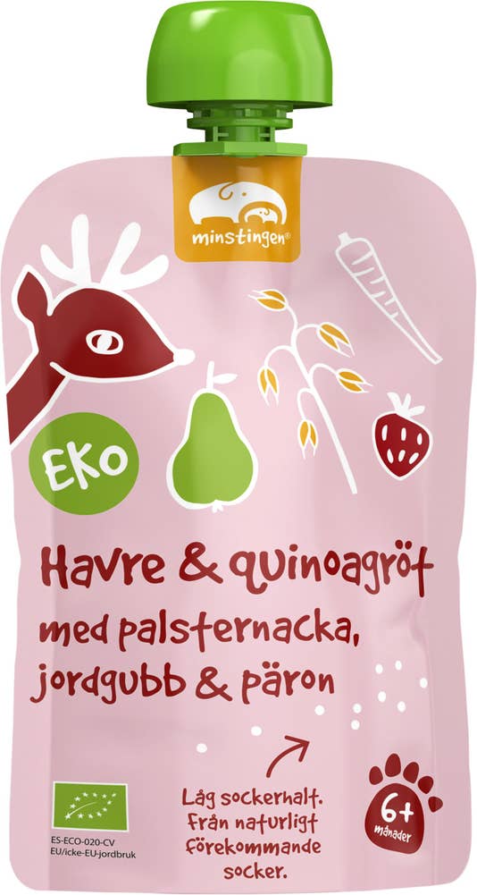 Minstingen Klämmis Havre- & Quinoagröt +6M EKO