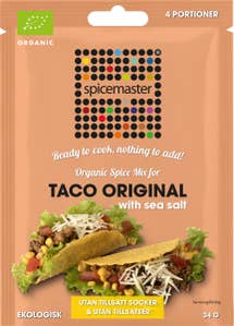 Spicemaster Kryddmix Taco Original med Havssalt EKO