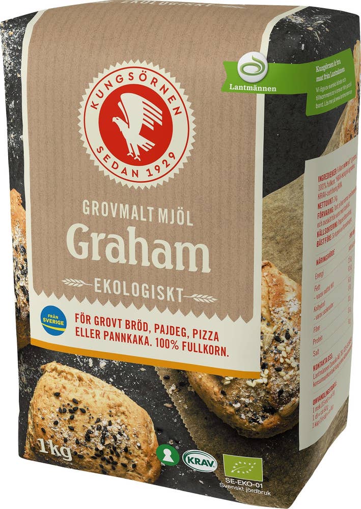 Kungsörnen Grahamsmjöl EKO/KRAV