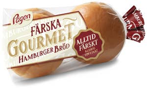 Pågen Färska Gourmet Hamburgerbröd 4-p