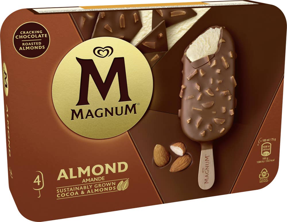 Magnum Glasspinnar Mandel 4-p