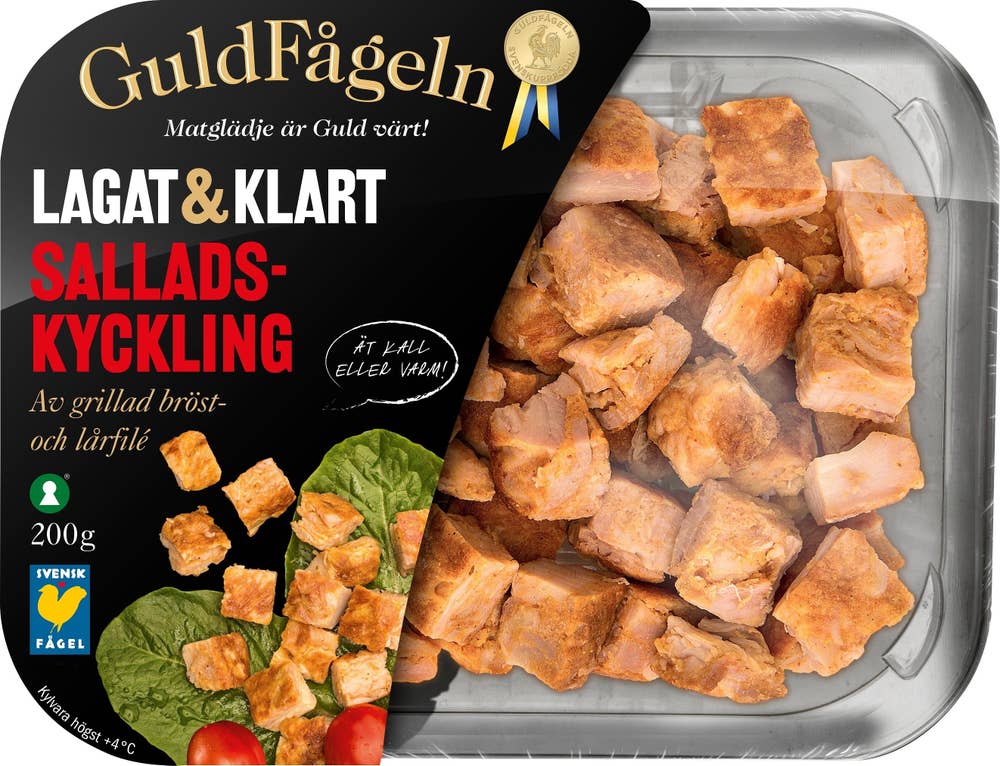 Guldfågeln Lagat & Klart Salladskyckling