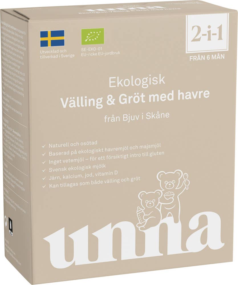 Unna Välling & Gröt med Havre 6M EKO