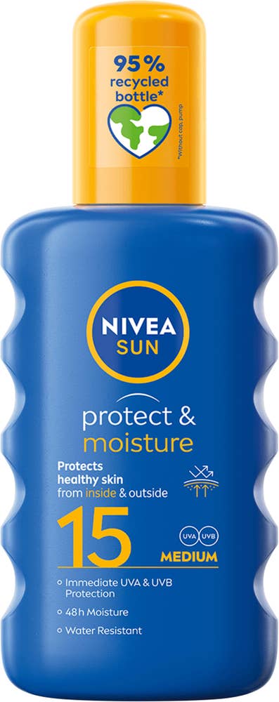 NIVEA Sun Solskydd Protect & Moisture Spray SPF 15 Nivea
