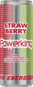 Powerking Energidryck Jordgubb