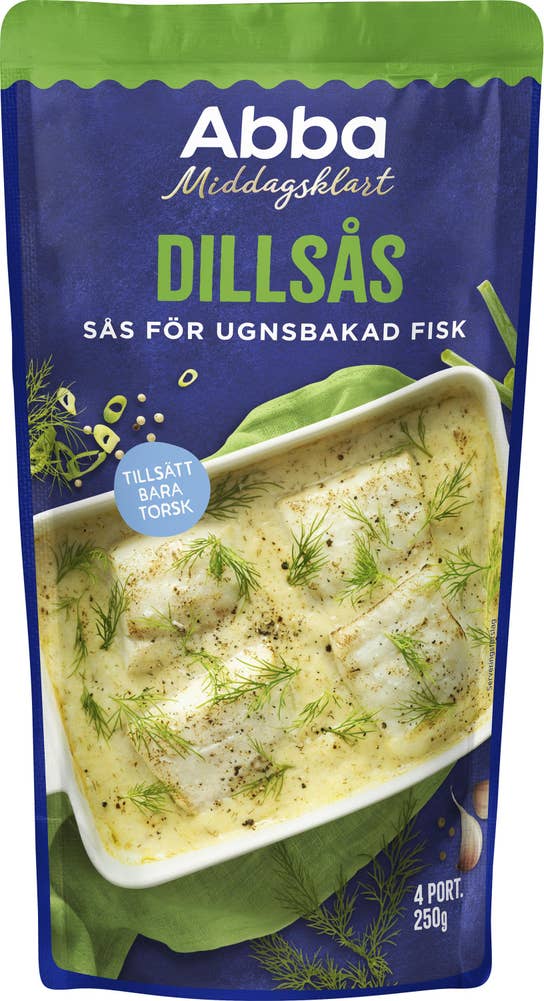 Abba Middagsklart Dillsås för Ugnsbakad Torsk
