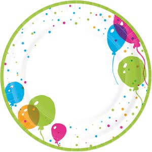 Duni Tallrik Papper Ballong 22cm