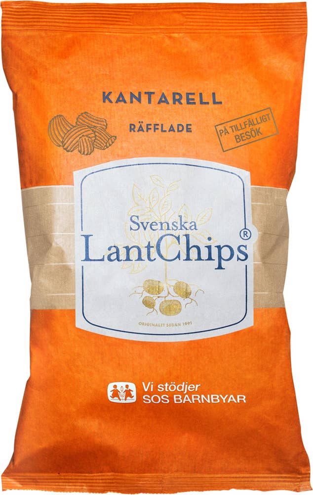Svenska LantChips Chips Kantarell