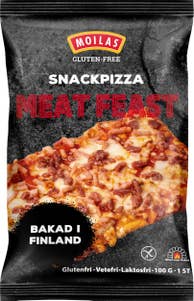 Moilas Snackpizza Meat Feast Glutenfri Fryst