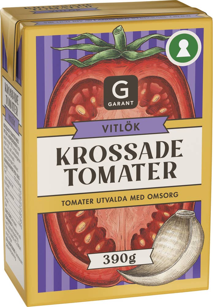 Garant Krossade Tomater Vitlök